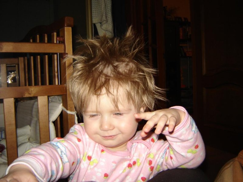 Прическа после сна