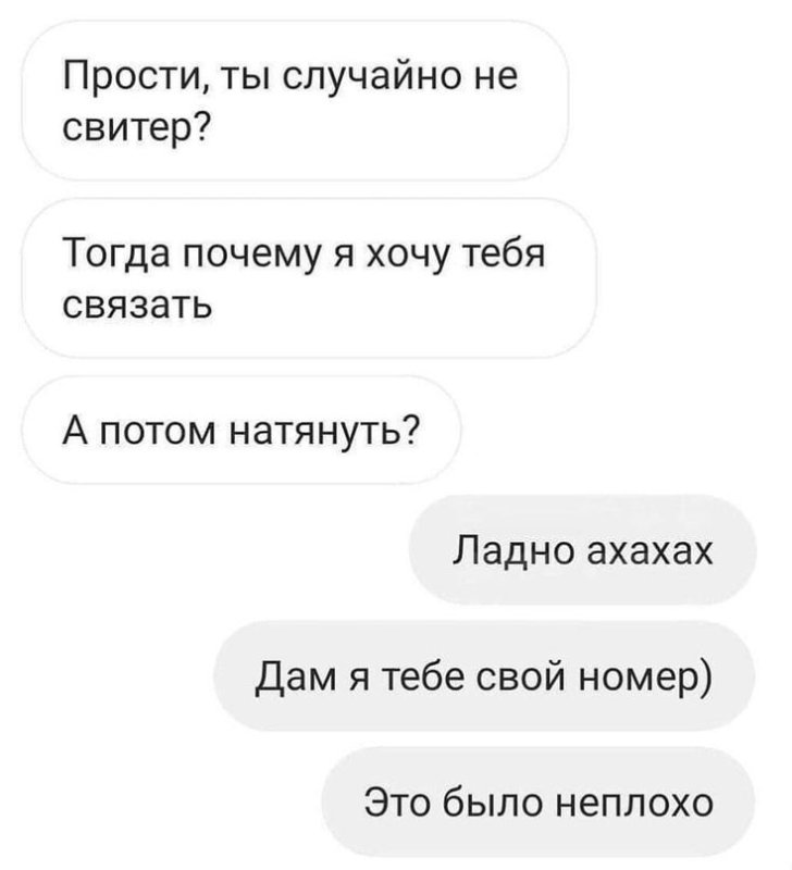 Ты случайно не свитер