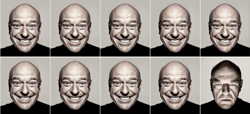 Хэнк Злое и доброе лицо