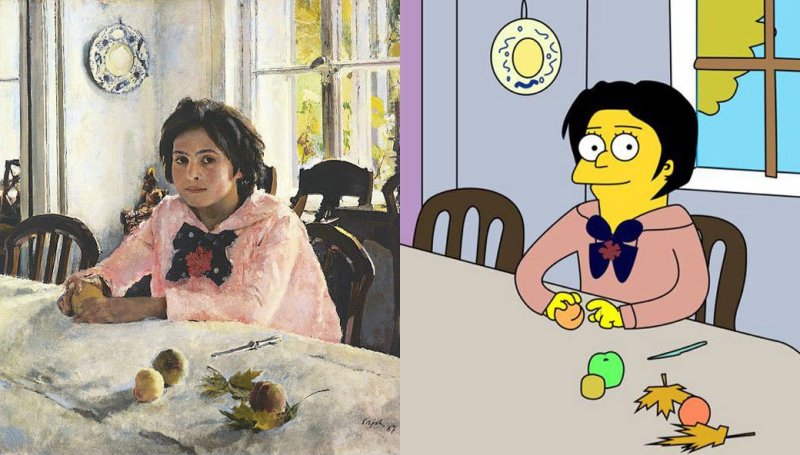 Девочка с персиками прикол