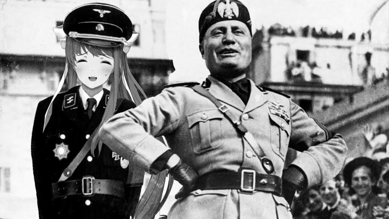 Дуче Муссолини аниме