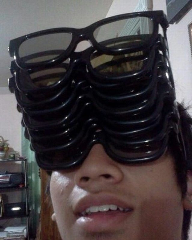 Смешные солнцезащитные очки