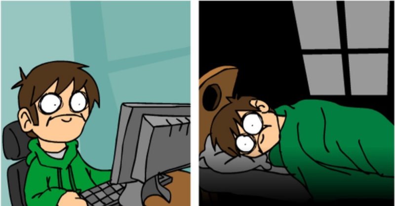 Мем не уснуть