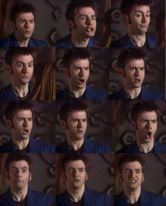 Дэвид Теннант мимика