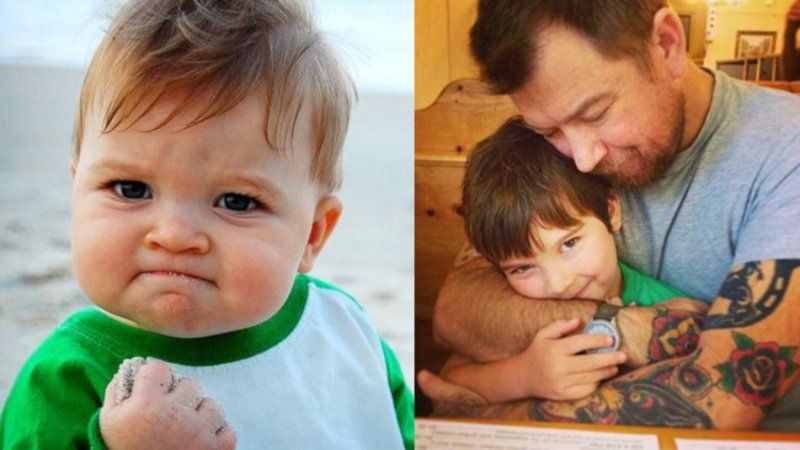 Маленький мальчик с кулаком