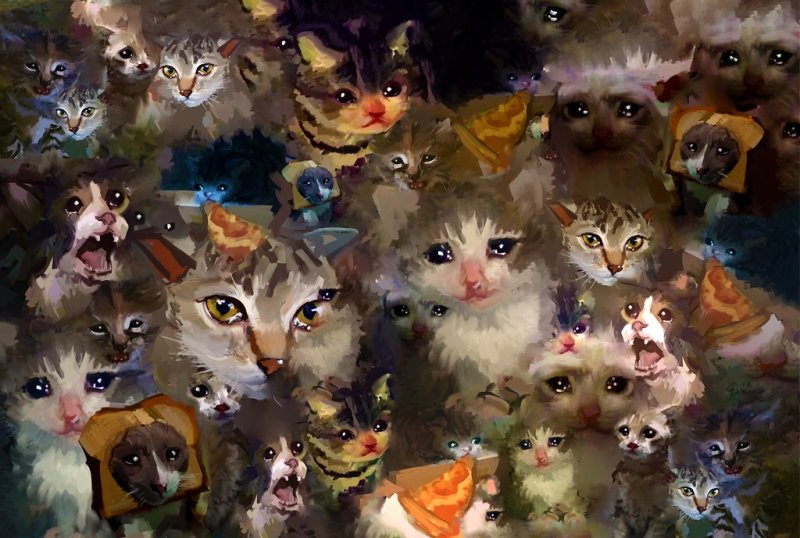 Много котов арт