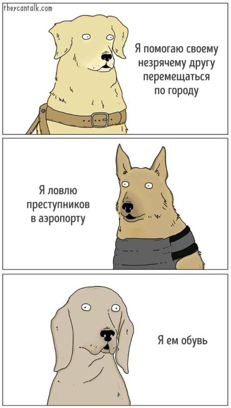 Комиксы про собак