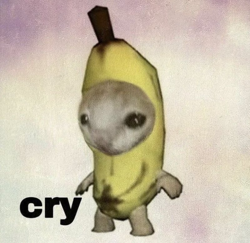 Милые котики в костюме банана