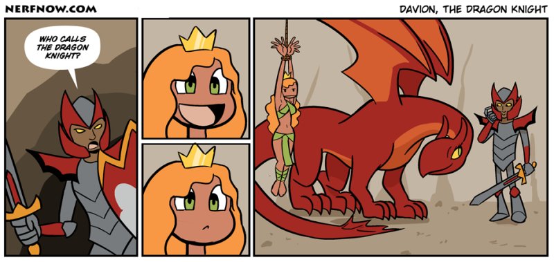 Комикс завалить дракона