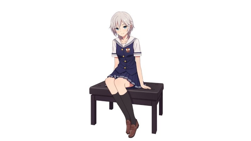 Аниме сидит