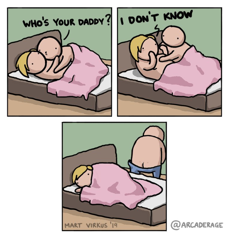 Комиксы про папу