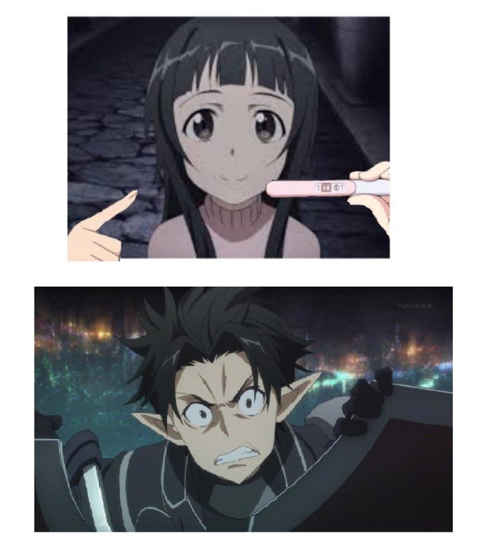 Кирито плачет