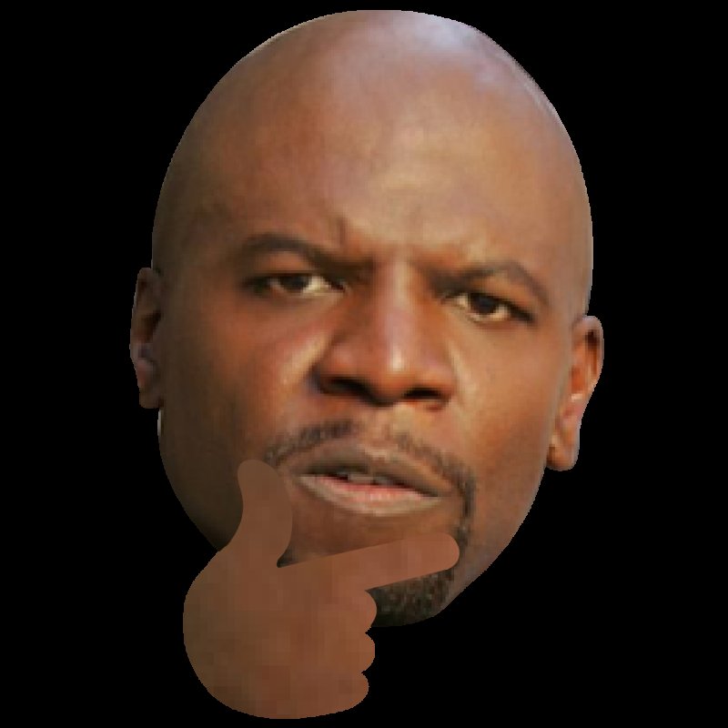 Негр на прозрачном фоне