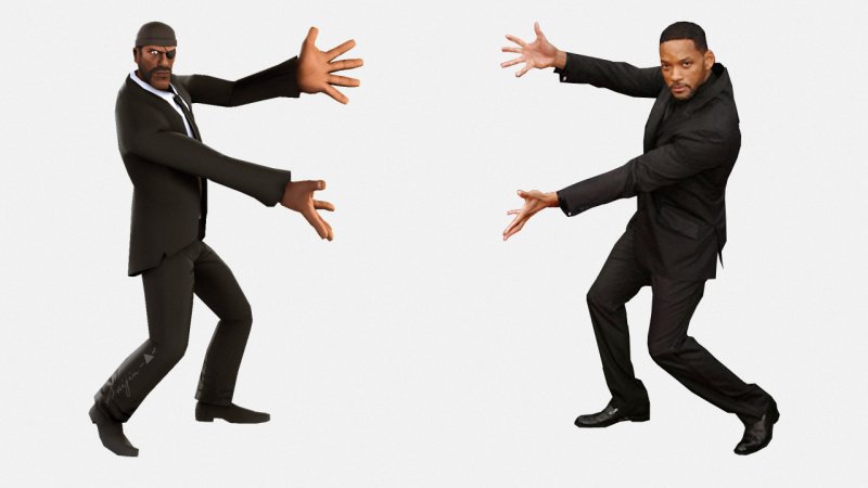 Уилл Смит показывает руками