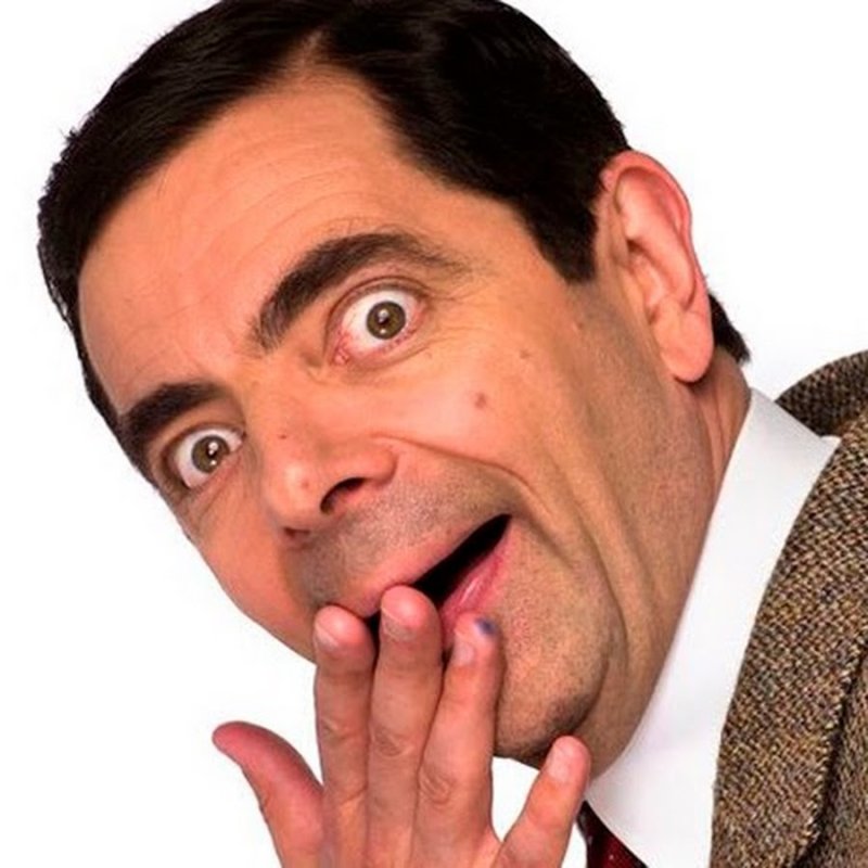 Роуэн Аткинсон гримасы