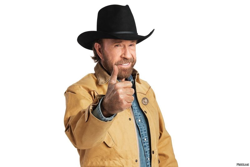 Чак Норрис в шляпе