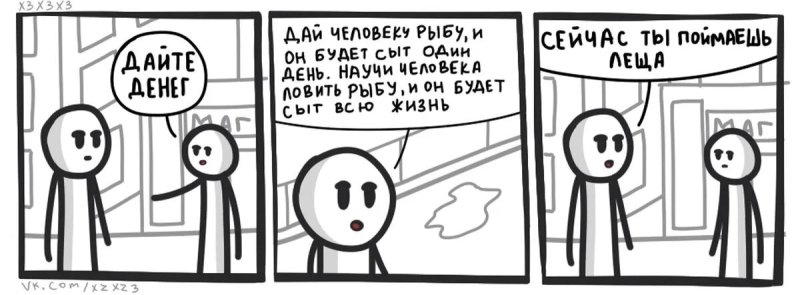 Если дать человеку рыбу