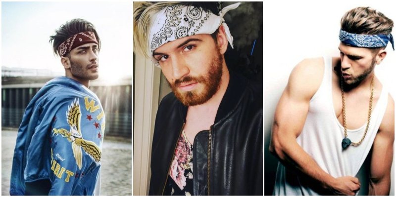 Мужские образы с банданой