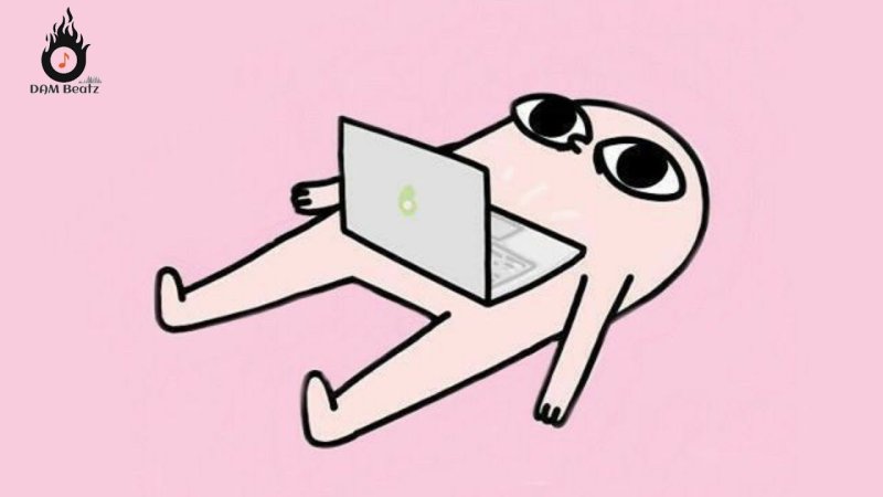 Розовый человечек