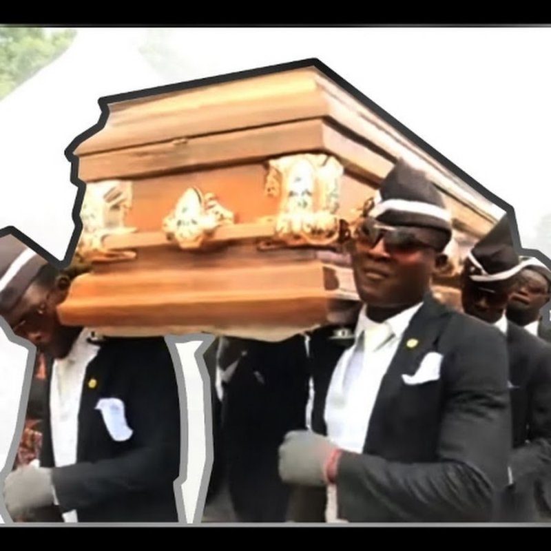 Негры с гробом