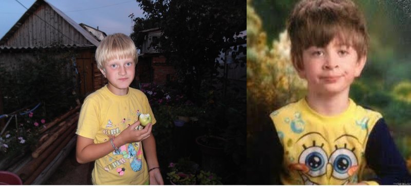 Мальчик в полосатой пижаме Спанч Боба