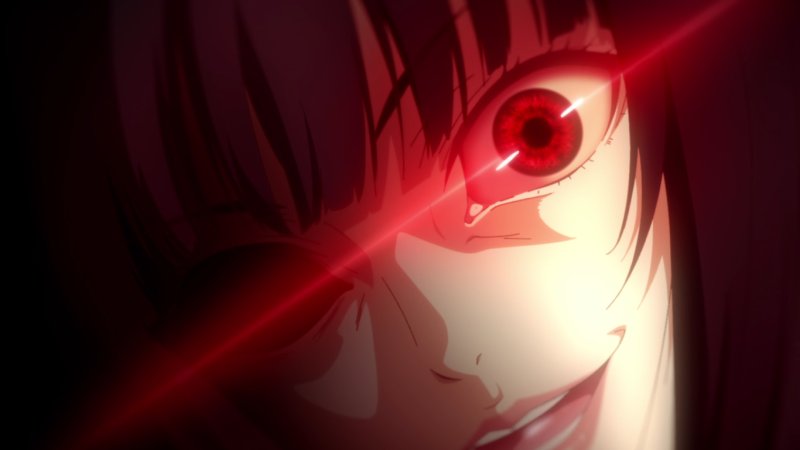 Красные глаза аниме
