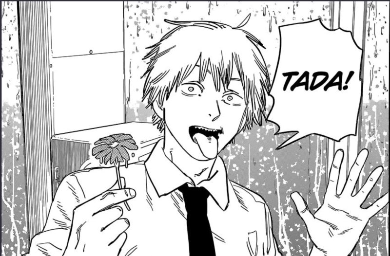 Дэнджи человек бензопила Манга