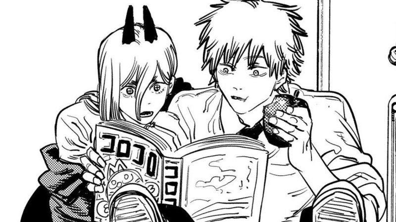 Человек бензопила Манга Денджи и Пауэр