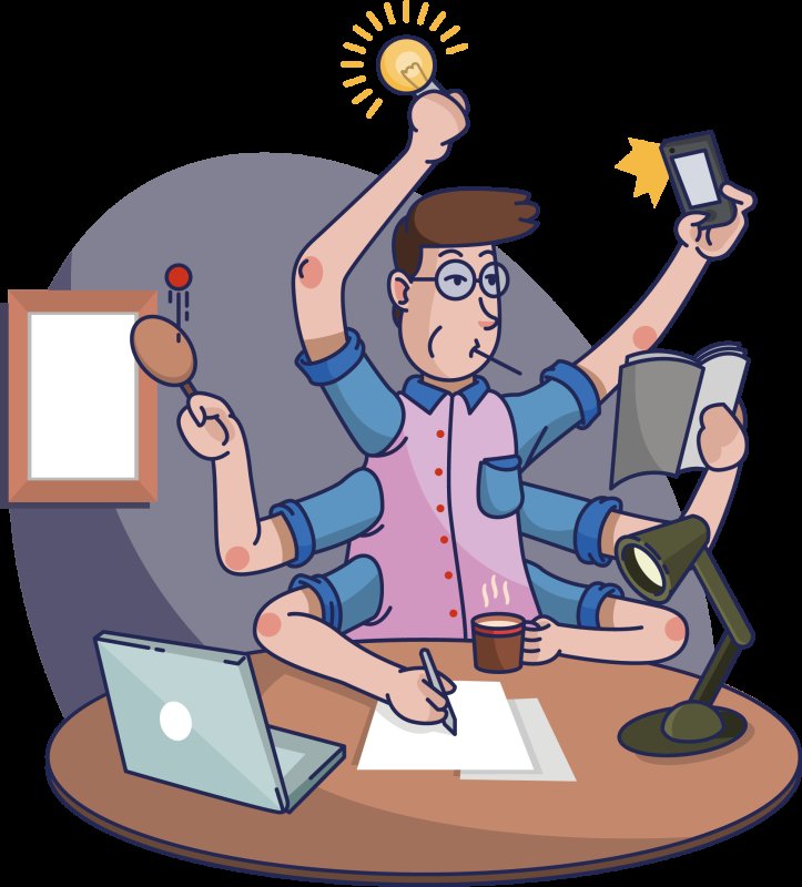 Работник мультяшный