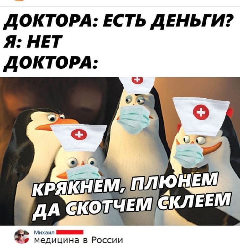 Пингвины крякнем плюнем