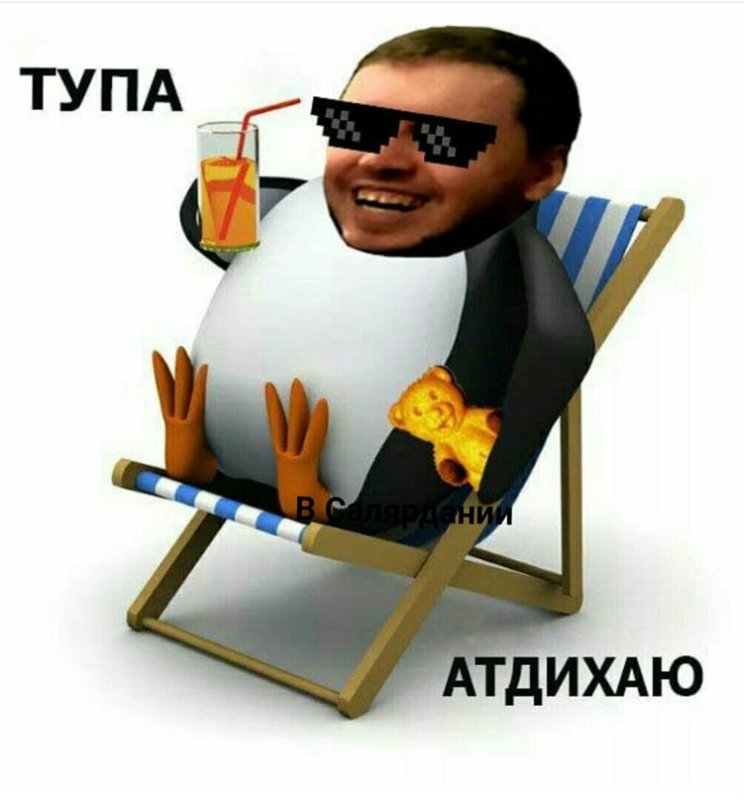 Кот отдыхает Мем