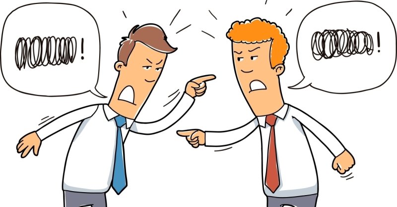 Конфликт иллюстрация