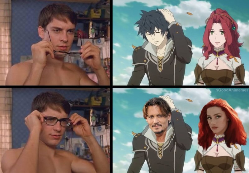 Аниме персонажи мемы