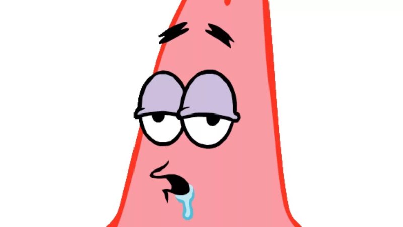 Патрик слюни