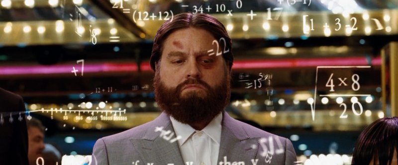 С формулами мужик