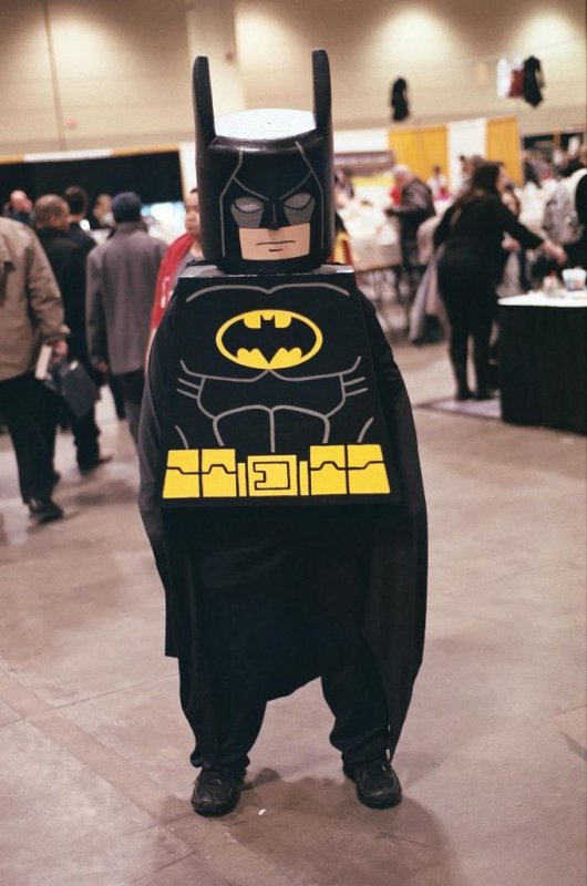 Человек в костюме Бэтмена