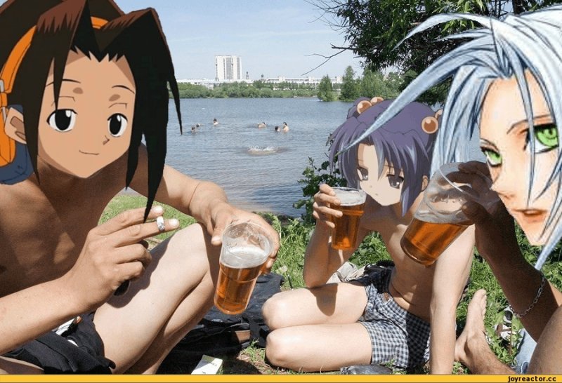 Аниме с пивом Балтика