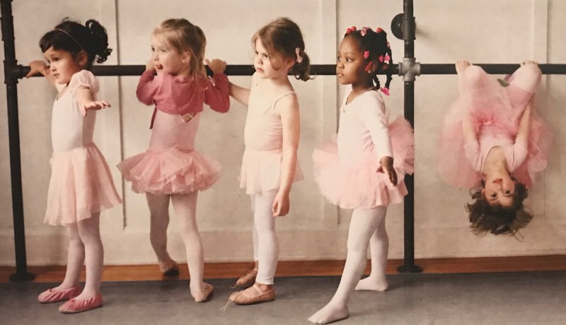 Смешная балерина