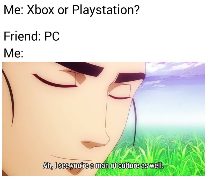 Вы человек высокой культуры