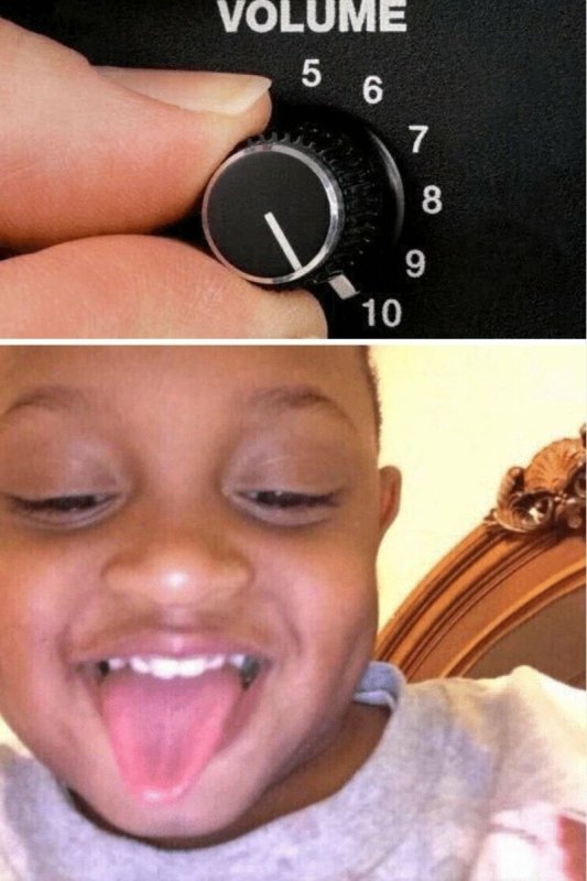 Мем громкость на полную