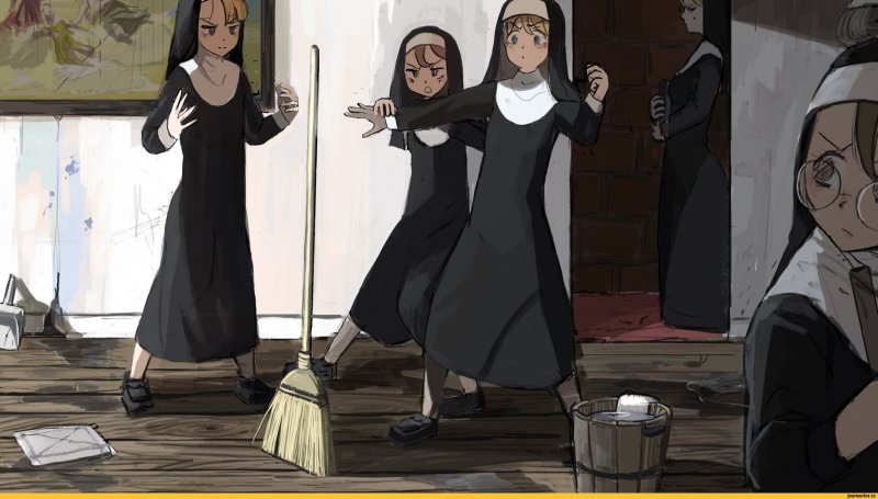 Сестра Клэр монахиня аниме