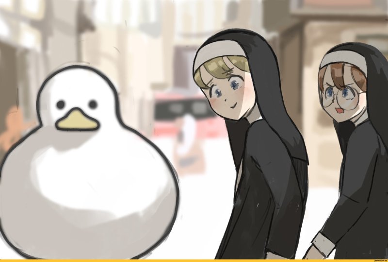 Монахини и уточки аниме