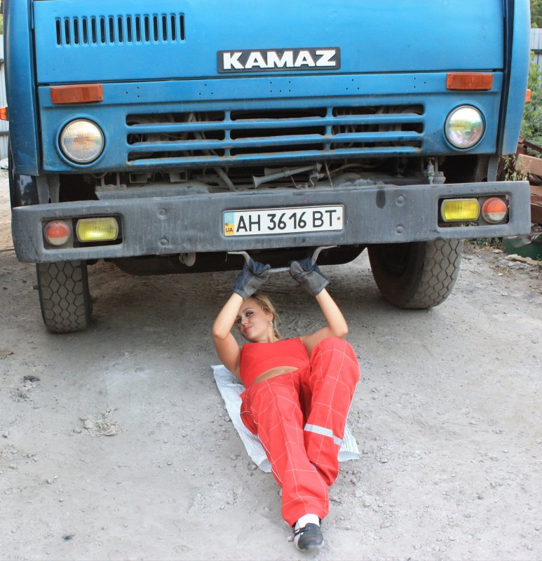 Смешной КАМАЗ