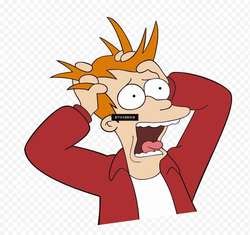 Персонаж в панике