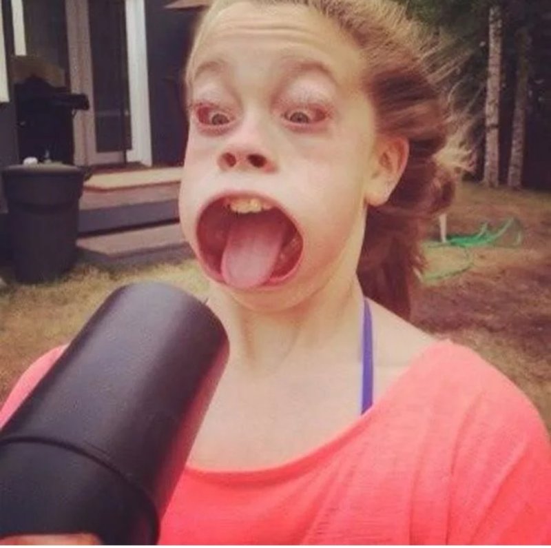 Смешной фен