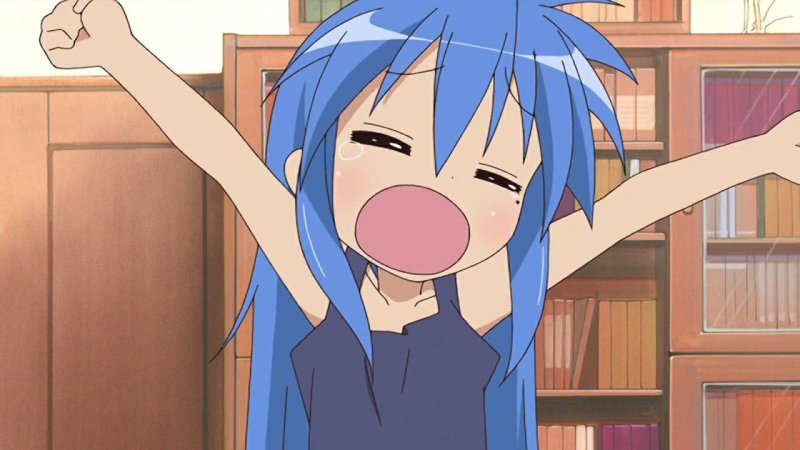 Аниме зевает