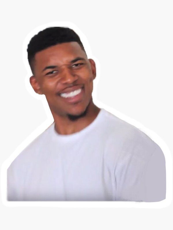 Негр без фона