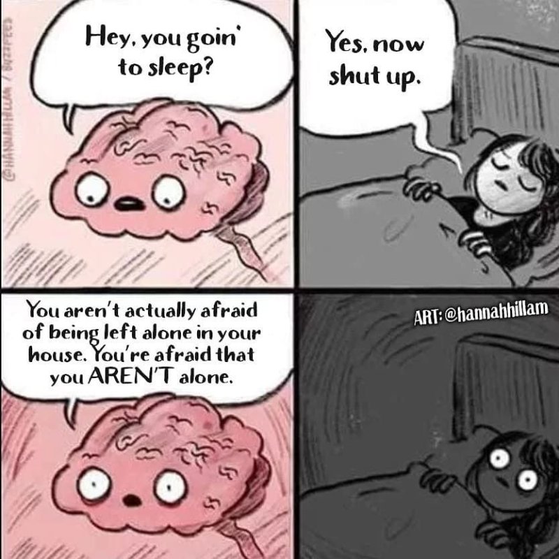 Мемы с мозгом перед сном