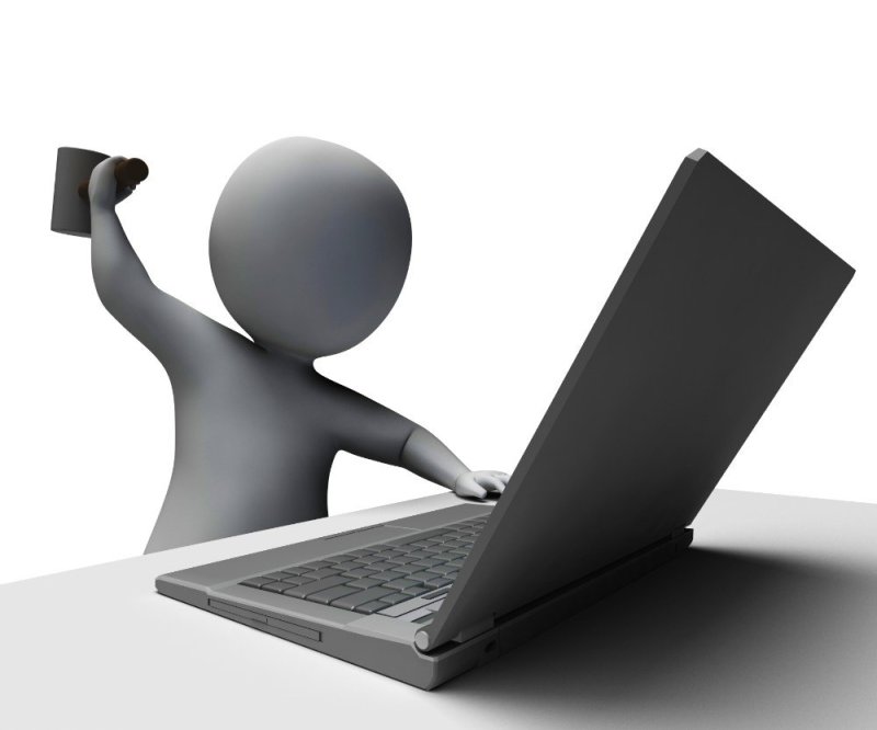 Человечек с компьютером