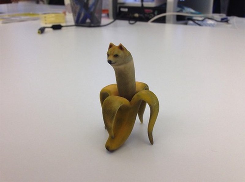 Собачка банан